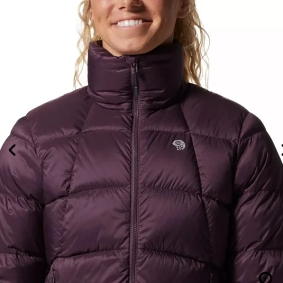 Mountain Hardwear Rhea Ridge Down Coat Puffer Sz L Winter Scandi Girl Gorpcore - Picture 5 of 14